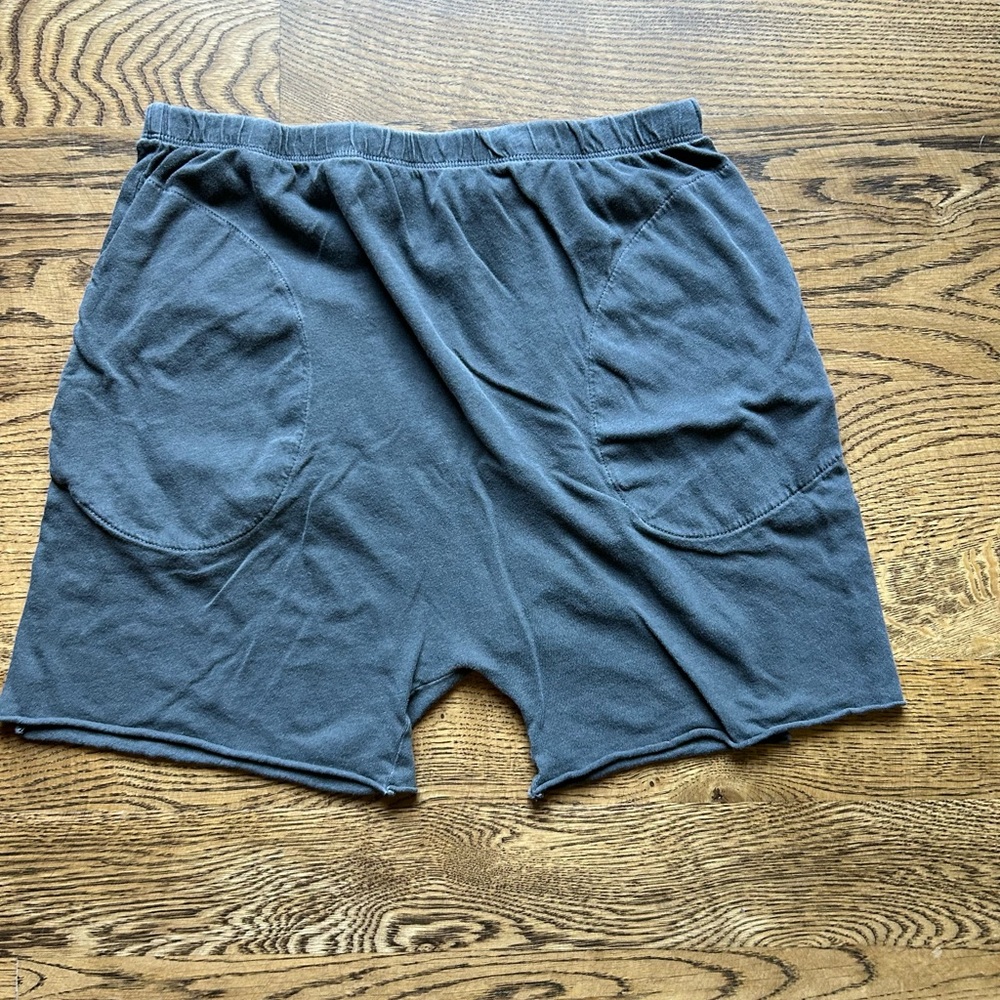 THE GREAT. Charcoal Relaxed Shorts